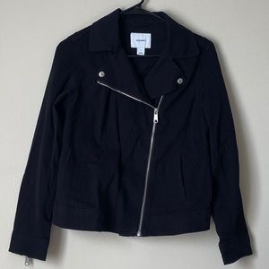 Old Navy Moto Stule Jacket in Black